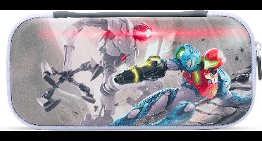 PowerA Slim Case - Geschikt voor Nintendo Switch (OLED Model), Geschikt voor Nintendo Switch & Geschikt voor Nintendo Switch Lite - Metroid Dread