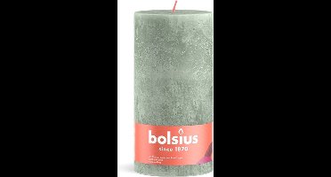 Bolsius Stompkaars Jade Green - Ø100 mm - Hoogte 20 cm - Groen - 125 Branduren