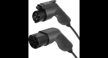 Deltaco e-Charge EV-1107 Oplaadkabel Elektrische Auto - Type 2/Type 1 - 16A - 7 m