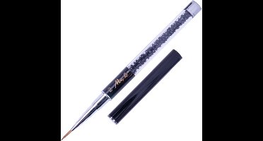 DRM Art Pro Penseel Zwart Met Zirkonia's #2