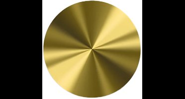 Sluitsticker Hoogglans Goud -Sticker-Etiket- 35 mm /1.000st.