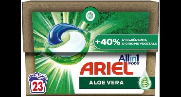 Ariel All-in-1 PODS – Aloë Vera – Wasmiddelcapsules – 23 stuks – +40% plantaardige ingrediënten