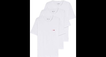 HUGO T-shirts regular fit (3-pack) - heren T-shirts O-hals - wit