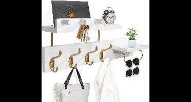 DailySupplies® Wandkapstok met Hoedenplank - Kapstok - Wandplank