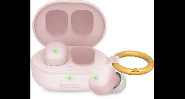 Phreeze Mini Buds - Bluetooth 5.4 - Roze Draadloze Oordopjes