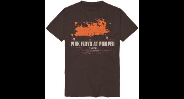 Pink Floyd Pompeii Album Cover Widescreen Heren T-shirt - bruin - XXL