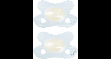 Difrax Natural Fopspeen - Newborn - Blauw - 2 Stuks
