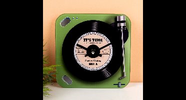 Retro platenspeler klok van OOTB