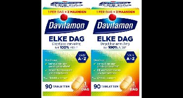 Davitamon Elke Dag - 2 x 90 tabletten - Voordeelverpakking