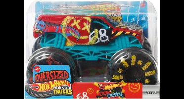 Hot Wheels Monster Trucks Oversized Demo Derby voertuig - Schaal 1:24 - Metaal - Kunststof - 19 cm