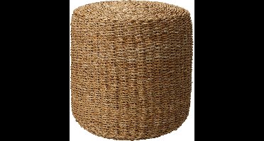Home&Styling - Poef - rond - Ø40x38 - cm - zeegras - naturel