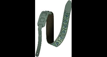 Fame Woven Guitar Strap Green - Gitaarband
