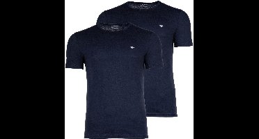 Armani T-shirts met ronde hals 2-pack blauw