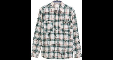 Tom Tailor Comfort fit flanellen overhemd met ruitjesmotief