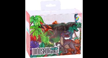 KiddyGo dinosaurus speelset - 8 delig - educatief speelgoed voor kinderen.
