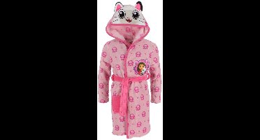 Gabby's Dollhouse Badjas - Maat 98/104 - Polyester - Roze - Meisjes