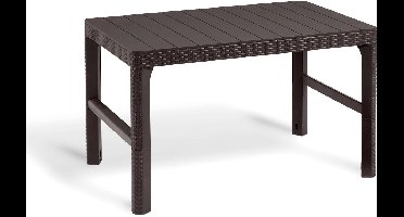 CURVER - Tuintafel - Rattan Lyonbruin | 116cm