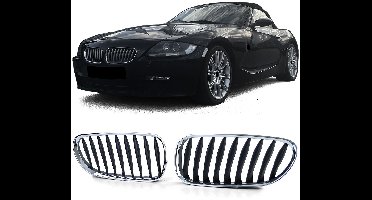 Sport Grill Voor BMW Z4 E85/E86 (2002-2008) Zwart Chroom Performance Look