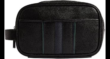 Ted Baker toilettas Keilab Stripe PU Washbag Black zwart