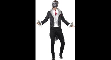 Smiffys - Deluxe Big Bad Wolf Kostuum - L - Grijs