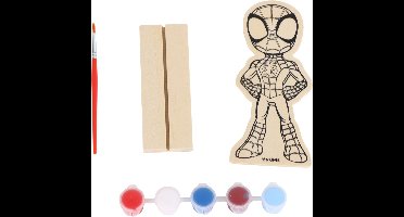 Marvel Spidey Verfset – Spiderman hout Knutselen Jongens – Inclusief Verf & Kwast