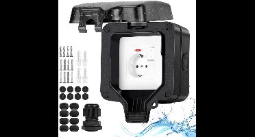 DailySupplies® Buitenstopcontact - Buitenstopcontacten Waterdicht - Tuincontactdoos