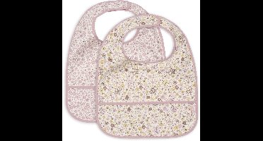 Jollein Slabbetjes Waterproof - 2 Stuks - 30 cm - Flower Fairies