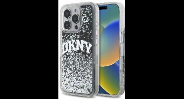Dkny Case Voor Iphone 16 Pro Hardcase Liquid Glitter Arch Logo Bescherming