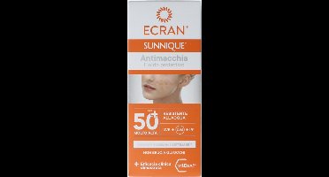 Ecran Sunique facial anti vlekken SPF50 50 Milliliter