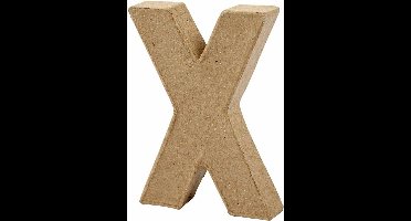 Letter, X, H: 10 cm, B: 7,6 cm, dikte 1,7 cm, 1 stuk