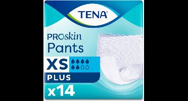 TENA ProSkin Pants Plus XS - Incontinentiebroekjes - 14 stuks - omtrek taille 50 cm tot 70 cm