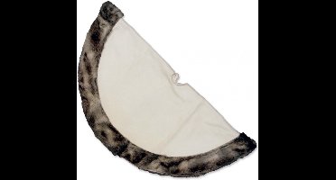 Unique Living - Cosy Christmas treeskirt 90cm Ø white - Kerstboomkleed