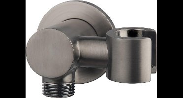 Xellanz Luxe Doucheaansluiting + Kantelb.Opsteek 1/2" - Gunmetal