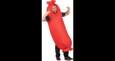 Vegaoo - Rode worst kostuum voor volwassenen