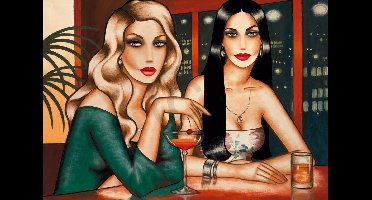 Kunstdruk Ekaterina More - Big City Lights 100x70cm