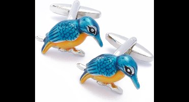 Manchetknopen - IJsvogel Blauw