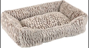 Flamingo Snoozzy - Mand Honden - Mand Snoozzy Rechthoekig Grijs/ Zwart 65x45x15cm - 1st - 120205 - 1st