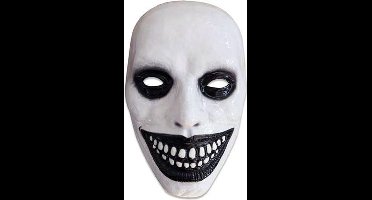 Witbaard Masker Mr. Sombra Spandex Wit/zwart Mt One-size