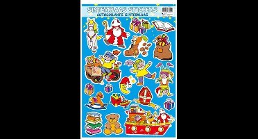 Verhaak Sinterklaas stickers - 95 stuks op 5 vellen - Vanaf 3 jaar