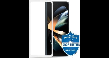 Mobilize Doorzichtig Hoesje geschikt voor Samsung Galaxy Z Fold 4 MagSafe Telefoonhoesje Hardcase | Mobilize Naked Protection Backcover Shockproof | Geschikt voor MagSafe | Geschikt voor Draadloos Opladen met Magnetische Ring | Geschikt voor MagSafe