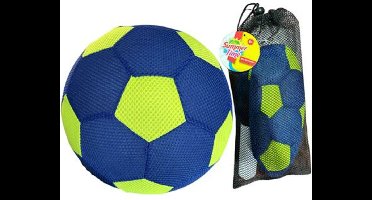 Summertime Opblaasbare Bal met Pomp - Blauw/Groen - Kunststof - Vanaf 6 jaar