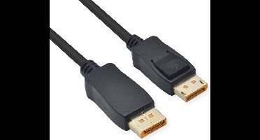 ROLINE DisplayPort-kabel, v2.1, 16K, DP M - M, zwart, 1 m