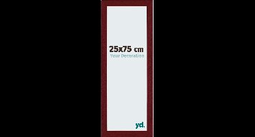 Your Decoration - Fotolijst 25x75 cm - MDF - Wijnrood Geveegd - Mura