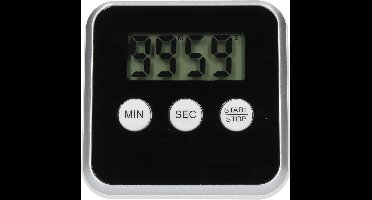 *** Kookwekker Digitaal - Magnetisch - Zwart - van Heble® ***