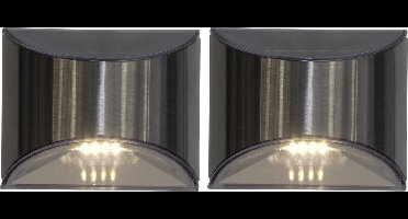 Star Trading Wally wandlamp op zonne-energie set van 2