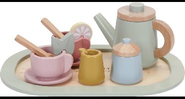 Little Dutch Houten Thee Servies - Speelgoedtheeservies