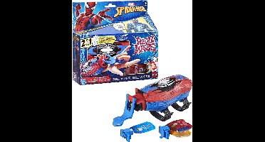 Marvel Spider-Man Real Webs Ultimate Web-blaster - 2-in-1 blaster - rollenspel - Spider-Man kostuum - Spider-Man speelgoed