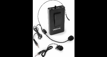 Vonyx BP10 bodypack met headset voor Vonyx UHF systemen - 863.100 MHz
