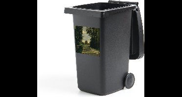 Container sticker The road to the Saint Simon farm - Schilderij van Claude Monet - 40x40 cm - Kliko sticker