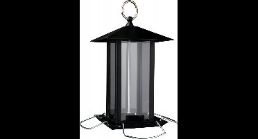 Trixie voerdispenser lantaarn metaal zwart 19x20x19 cm